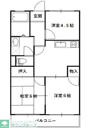 志村ハイツの物件間取画像